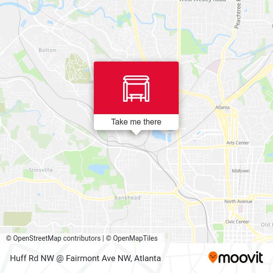 Huff Rd NW @ Fairmont Ave NW map