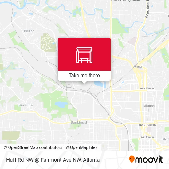 Huff Rd NW @ Fairmont Ave NW map