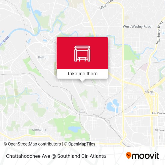 Chattahoochee Ave @ Southland Cir map