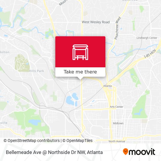 Bellemeade Ave @ Northside Dr NW map