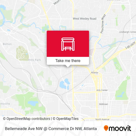 Bellemeade Ave NW @ Commerce Dr NW map