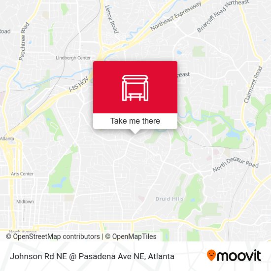 Mapa de Johnson Rd NE @ Pasadena Ave NE