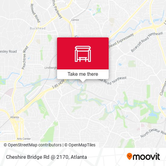 Cheshire Bridge Rd @ 2170 map