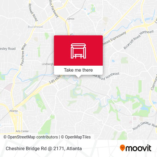 Mapa de Cheshire Bridge Rd @ 2171