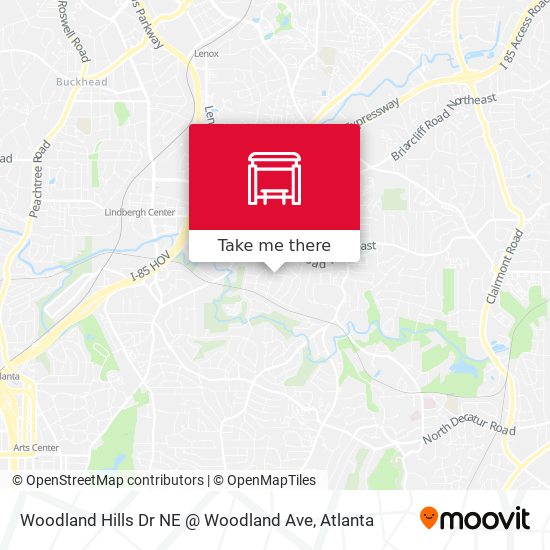 Woodland Hills Dr NE @ Woodland Ave map