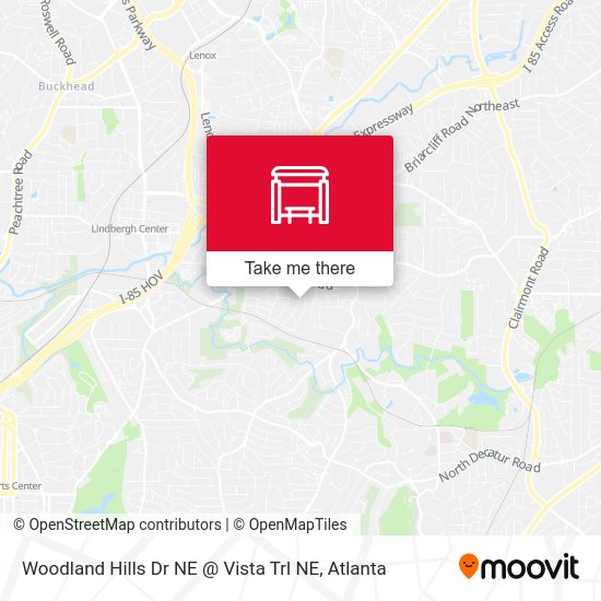 Woodland Hills Dr NE @ Vista Trl NE map