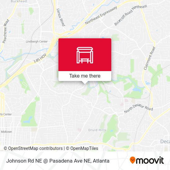 Mapa de Johnson Rd NE @ Pasadena Ave NE