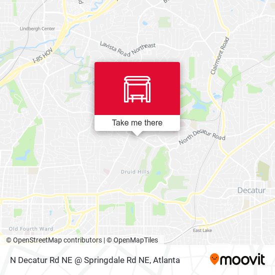 Mapa de N Decatur Rd NE @ Springdale Rd NE