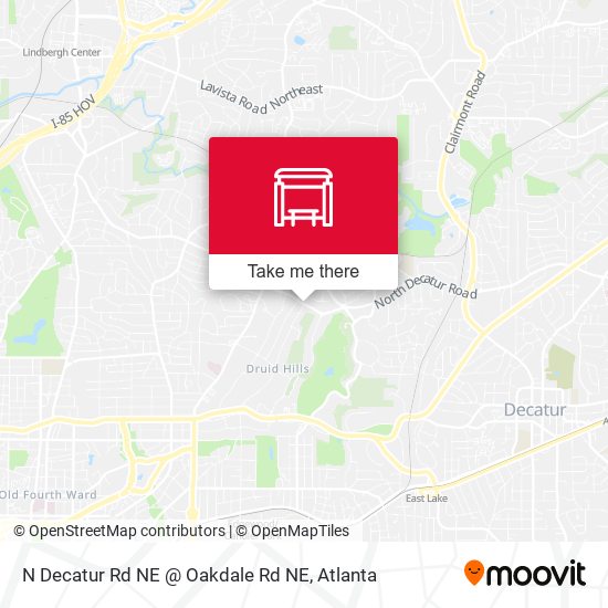 Mapa de N Decatur Rd NE @ Oakdale Rd NE