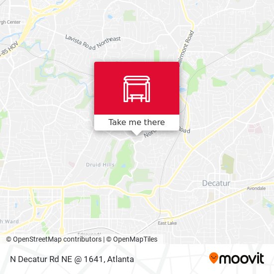 Mapa de N Decatur Rd NE @ 1641