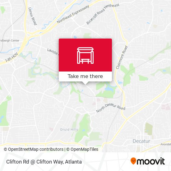 Clifton Rd @ Clifton Way map