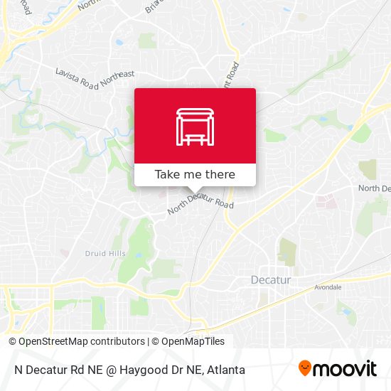 Mapa de N Decatur Rd NE @ Haygood Dr NE