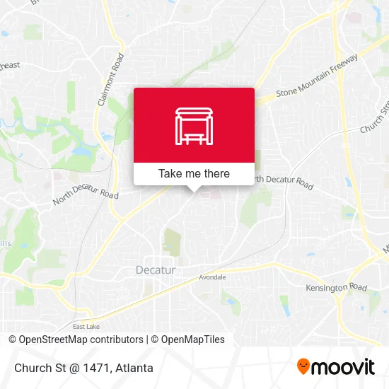 Church St @ 1471 map