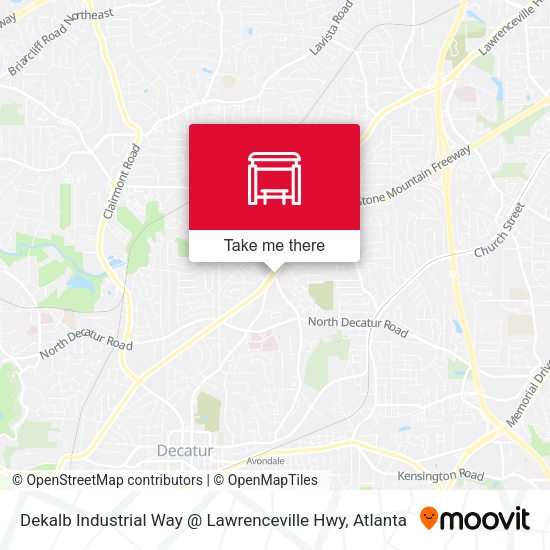 Dekalb Industrial Way @ Lawrenceville Hwy map