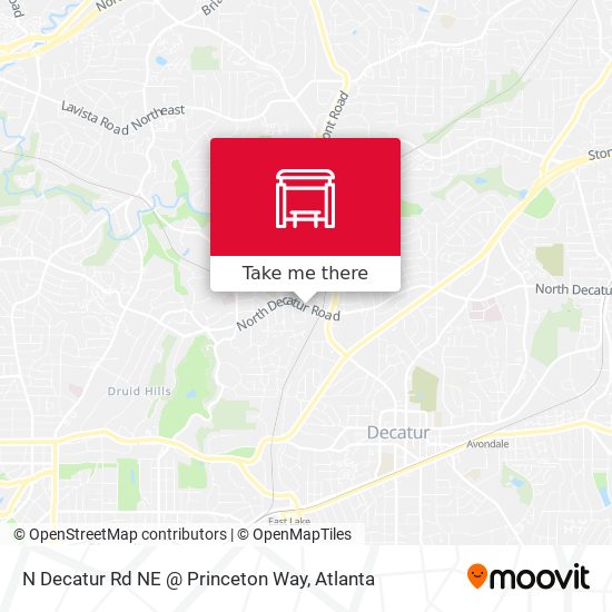Mapa de N Decatur Rd NE @ Princeton Way