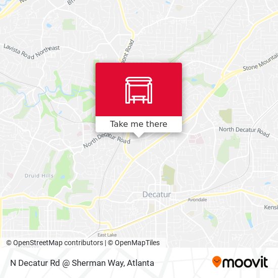 Mapa de N Decatur Rd @ Sherman Way