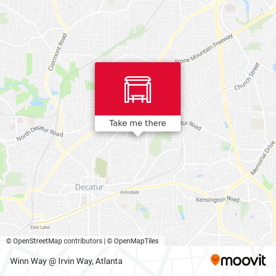 Mapa de Winn Way @ Irvin Way