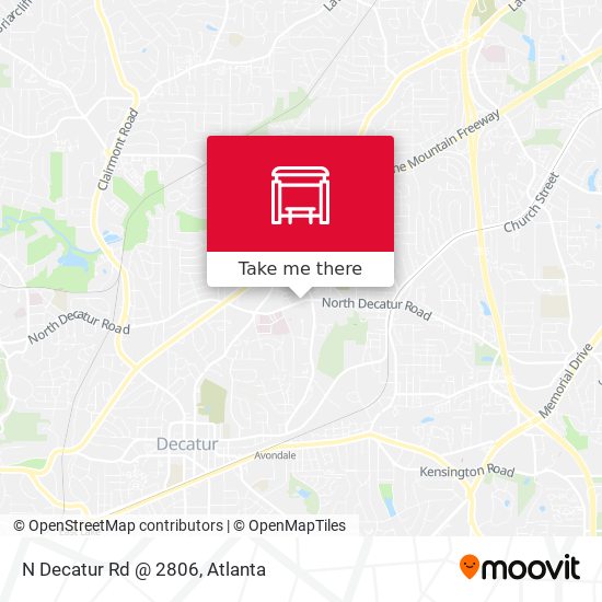 Mapa de N Decatur Rd @ 2806