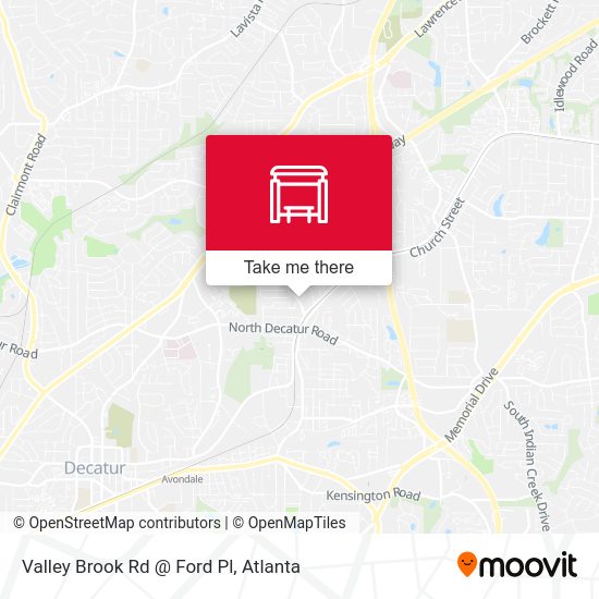 Mapa de Valley Brook Rd @ Ford Pl