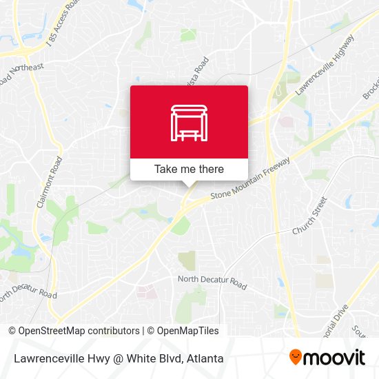Mapa de Lawrenceville Hwy @ White Blvd