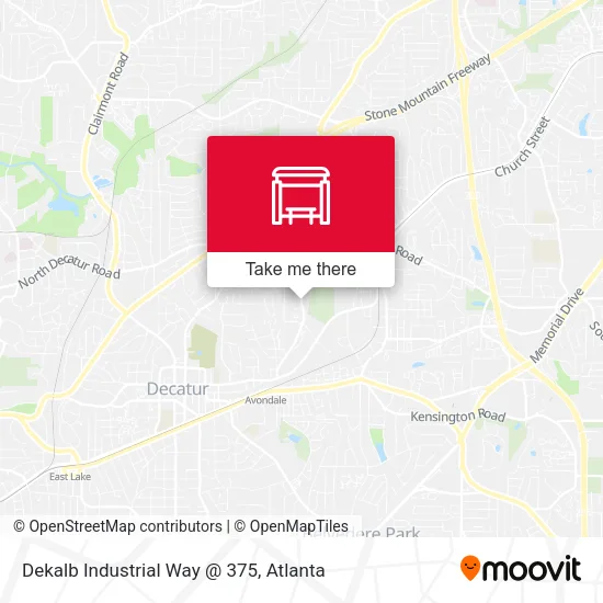 Dekalb Industrial Way @ 375 map