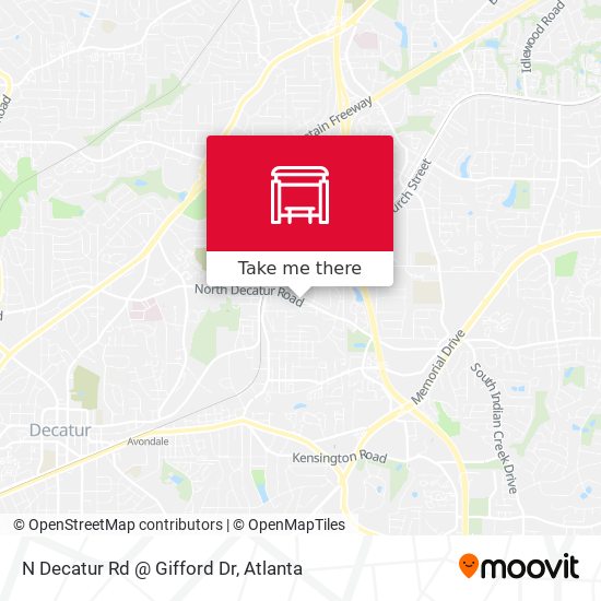 N Decatur Rd @ Gifford Dr map
