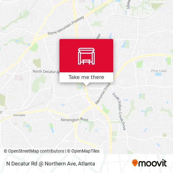 Mapa de N Decatur Rd @ Northern Ave
