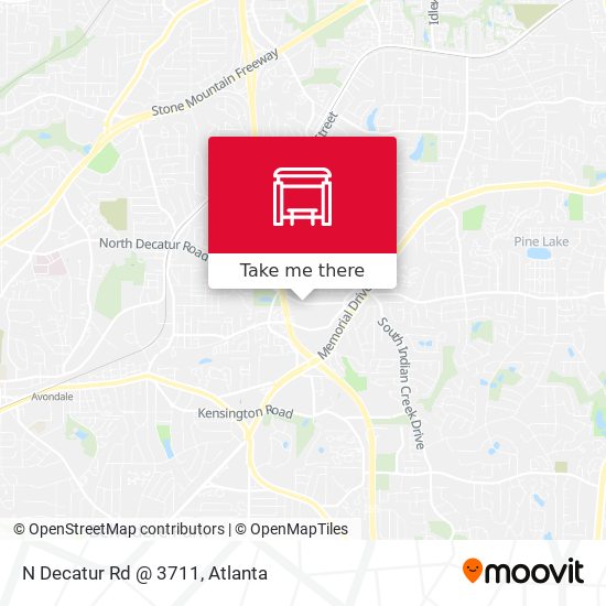 Mapa de N Decatur Rd @ 3711
