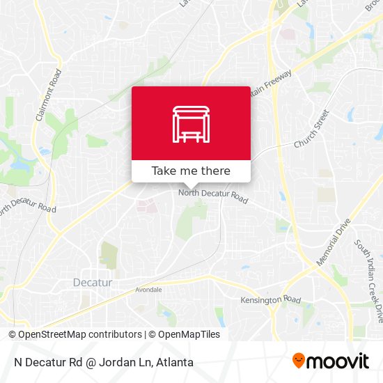 Mapa de N Decatur Rd @ Jordan Ln