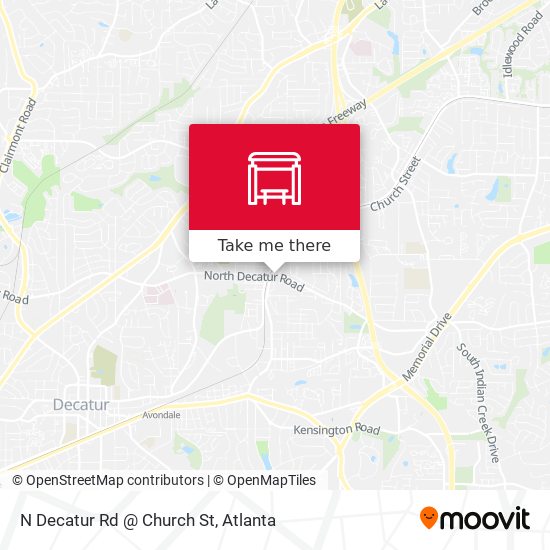 Mapa de N Decatur Rd @ Church St