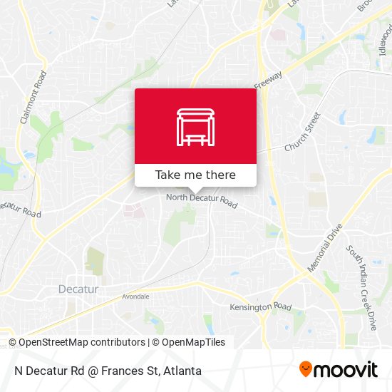 Mapa de N Decatur Rd @ Frances St