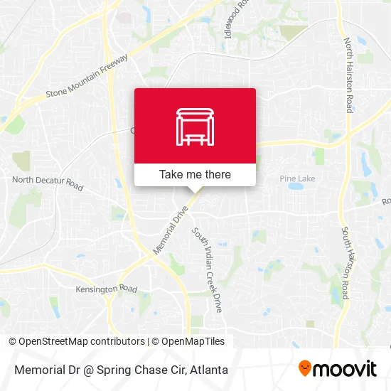 Memorial Dr @ Spring Chase Cir map