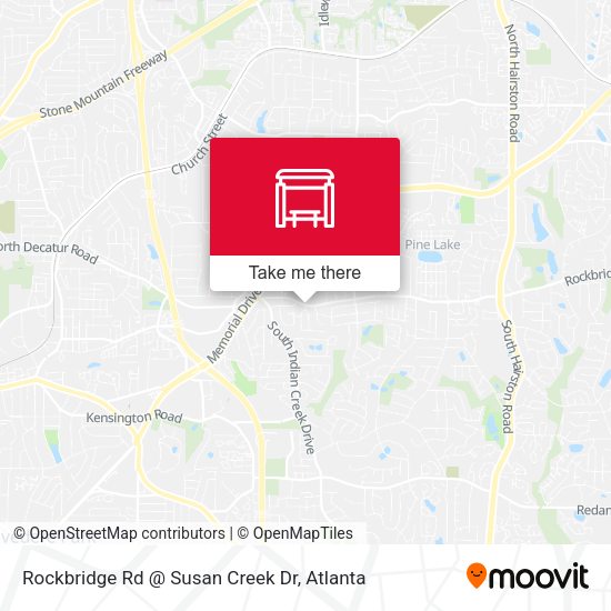 Rockbridge Rd @ Susan Creek Dr map