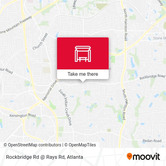 Rockbridge Rd @ Rays Rd map