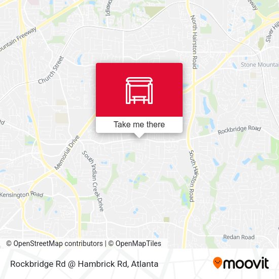 Rockbridge Rd @ Hambrick Rd map