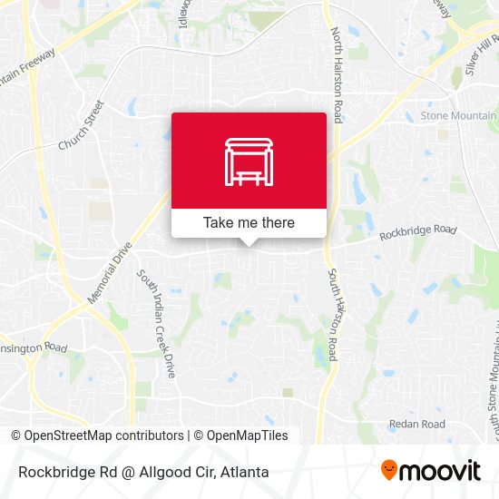 Mapa de Rockbridge Rd @ Allgood Cir