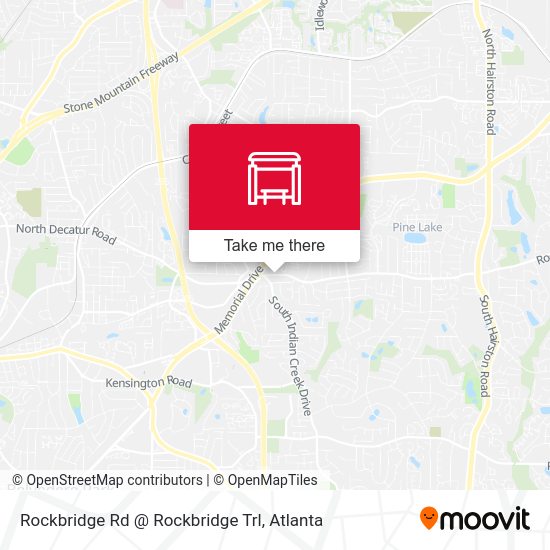 Rockbridge Rd @ Rockbridge Trl map