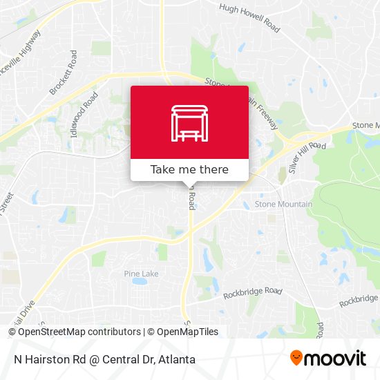 N Hairston Rd @ Central Dr map