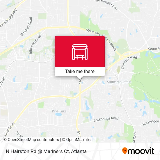 N Hairston Rd @ Mariners Ct map