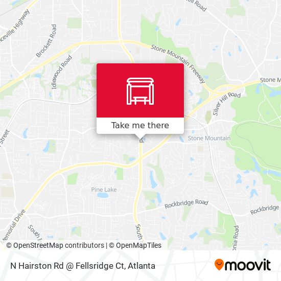 Mapa de N Hairston Rd @ Fellsridge Ct