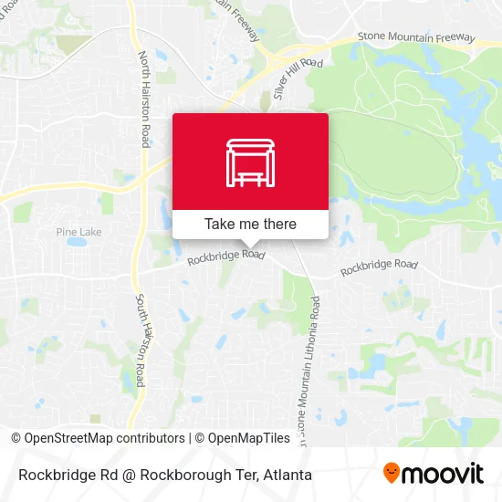 Rockbridge Rd @ Rockborough Ter map