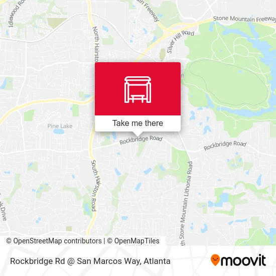 Rockbridge Rd @ San Marcos Way map