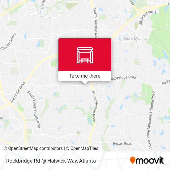 Mapa de Rockbridge Rd @ Halwick Way