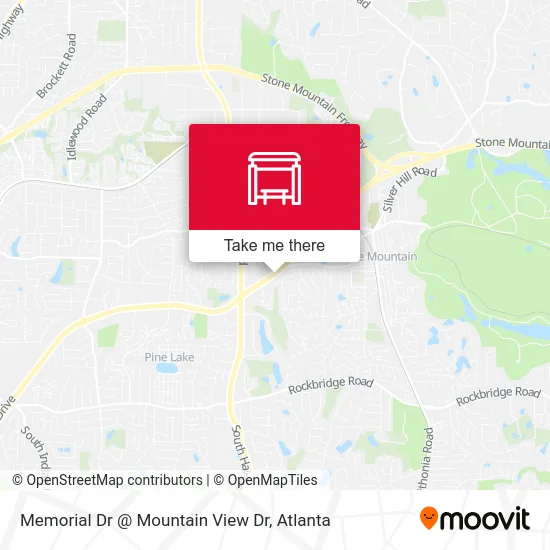 Memorial Dr @ Mountain View Dr map