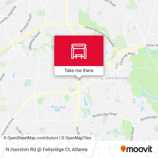 N Hairston Rd @ Fellsridge Ct map