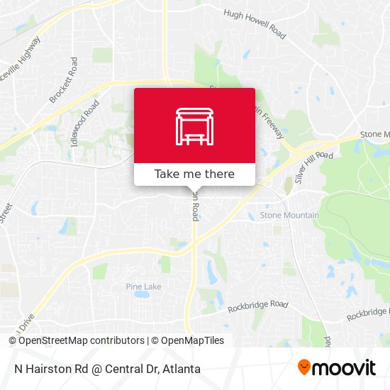 Mapa de N Hairston Rd @ Central Dr