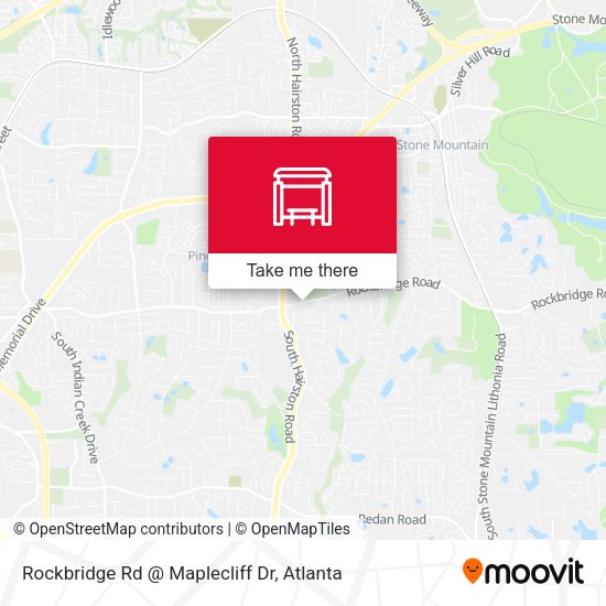 Rockbridge Rd @ Maplecliff Dr map