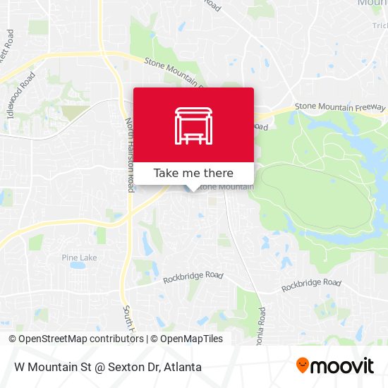 Mapa de W Mountain St @ Sexton Dr