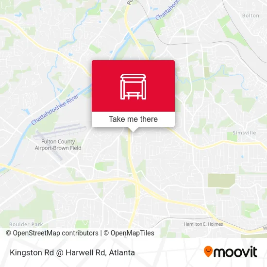 Mapa de Kingston Rd @ Harwell Rd