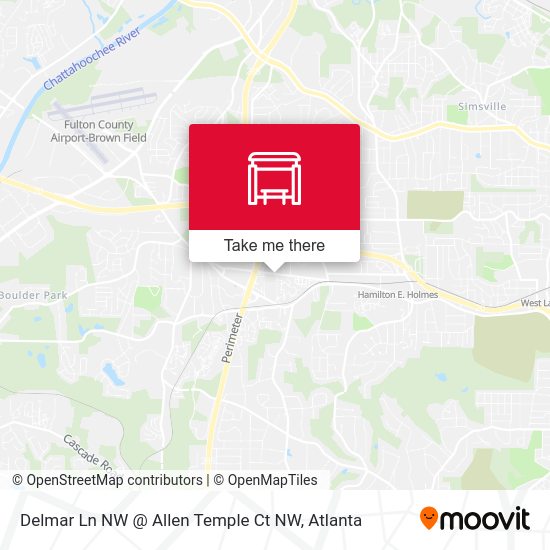 Delmar Ln NW @ Allen Temple Ct NW map